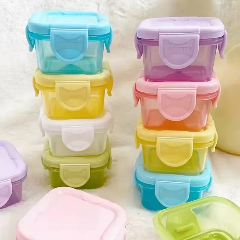 Baby Food Containers Glass - Набор из 4 мини-контейнеров для хранения