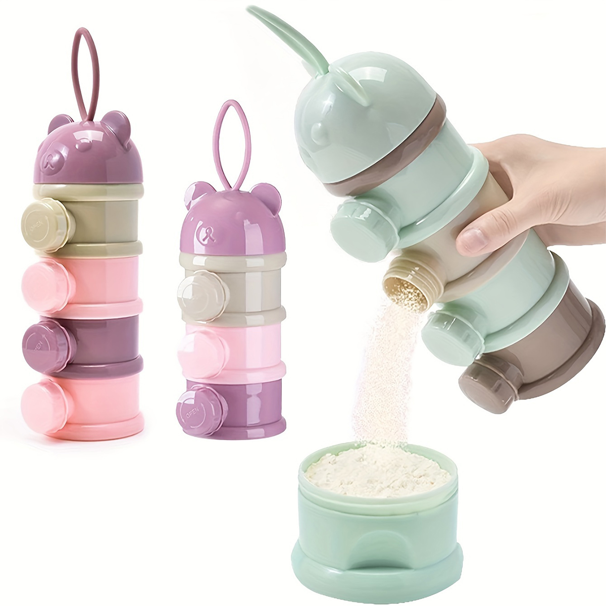 Baby Food Equipment - Контейнер для детского сухого молока большой