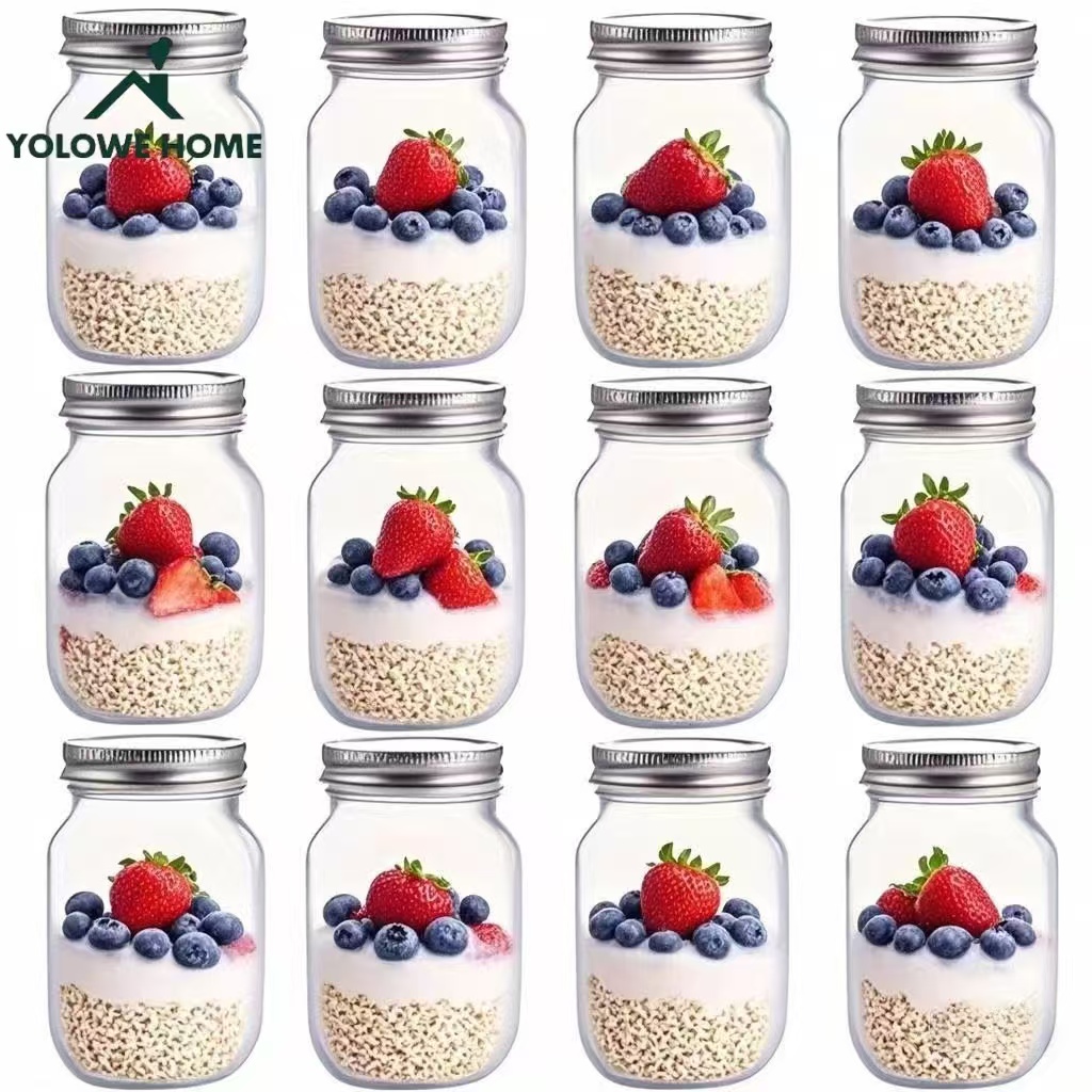 Baby Food Containers Glass - 6 шт., 12 шт., 500 мл/16