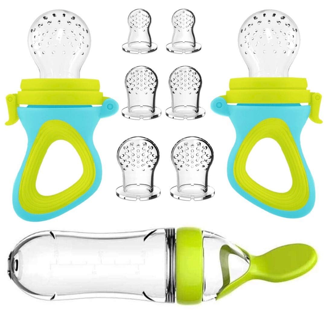 Baby Food Jars - Сжимающая бутылочка для кормления, силиконовая соска