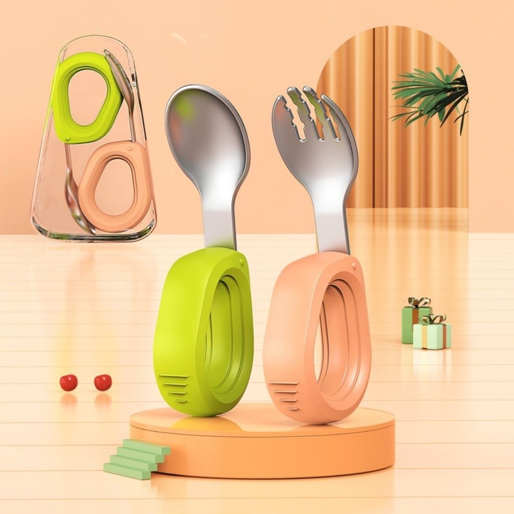 Self Feed Spoon - Набор детских силиконовых ложек с силиконовой