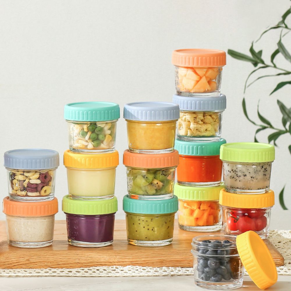 Baby Food Glass Jars - 6 шт. стеклянная банка для детского