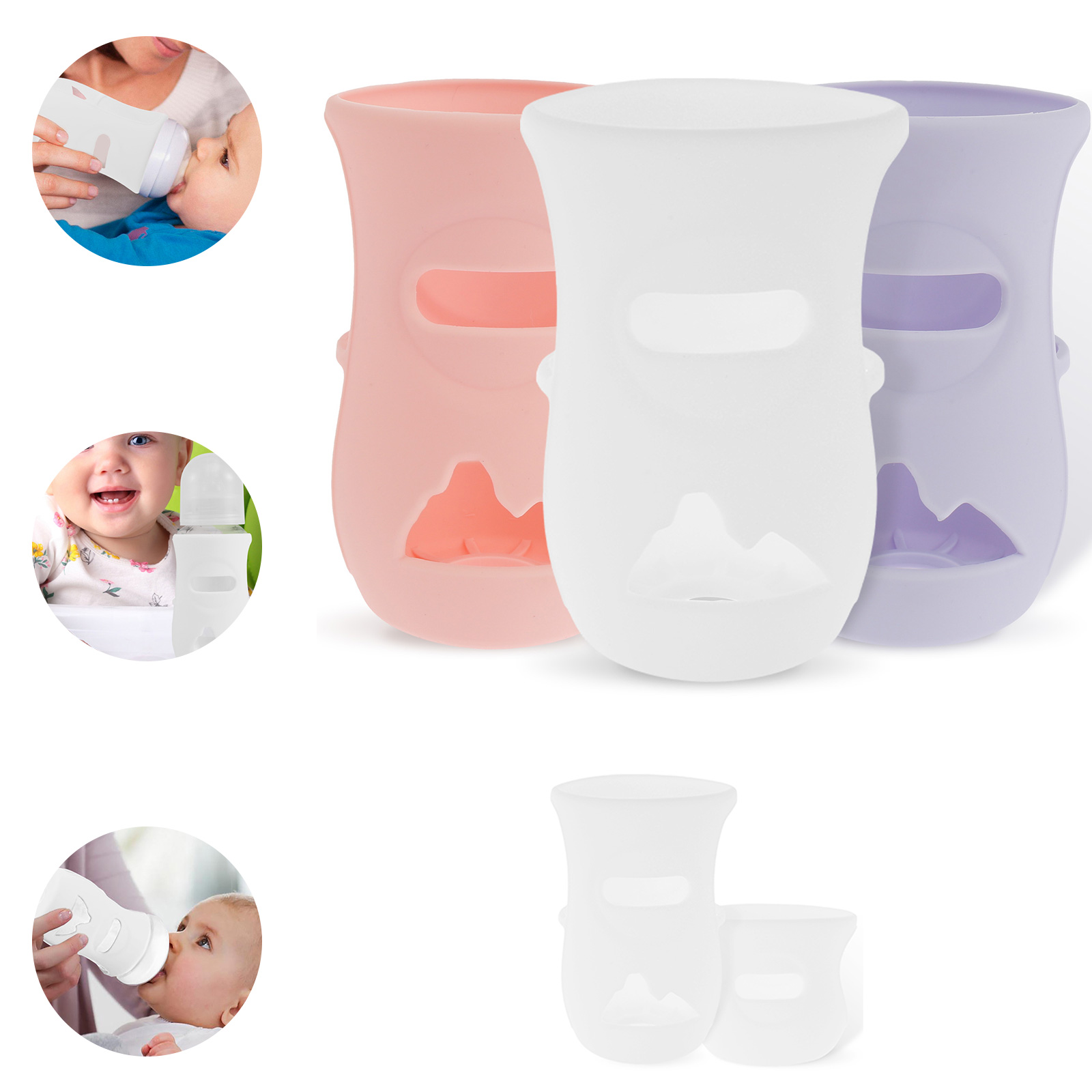 Baby Food Containers Glass - Силиконовые рукава Силиконовый чехол для детской