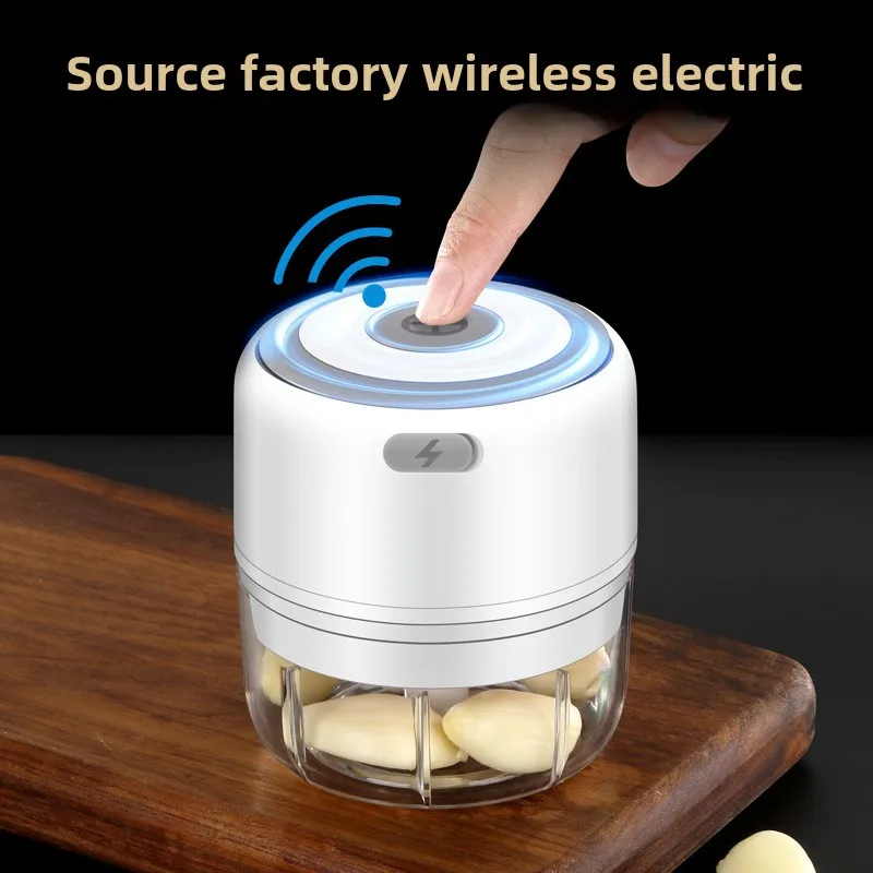 Baby Food Equipment - Электрический мини-измельчитель чеснока 100/250 мл USB