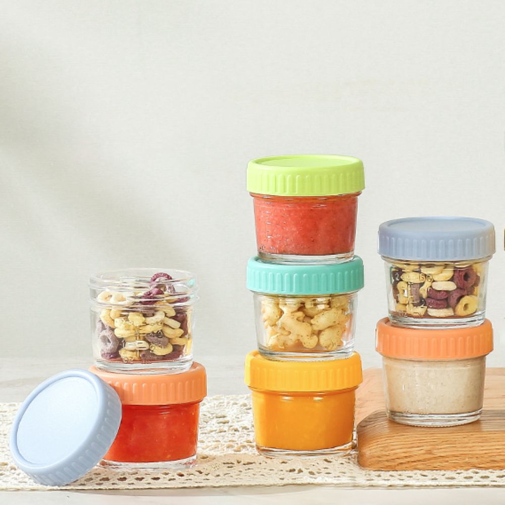Baby Food Glass Jars - 6 шт. стеклянная банка для детского