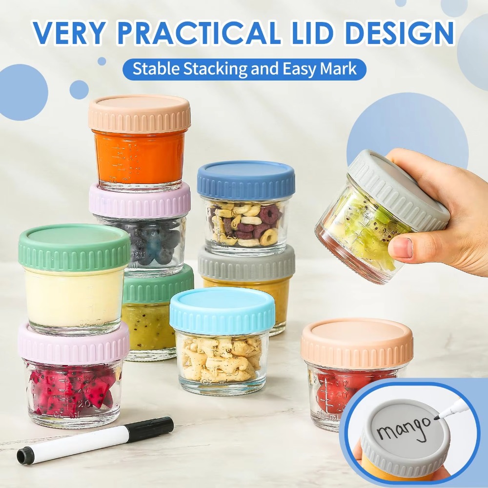 6 шт., стеклянная банка Mason, – обзор и цена Baby Food Glass Jars