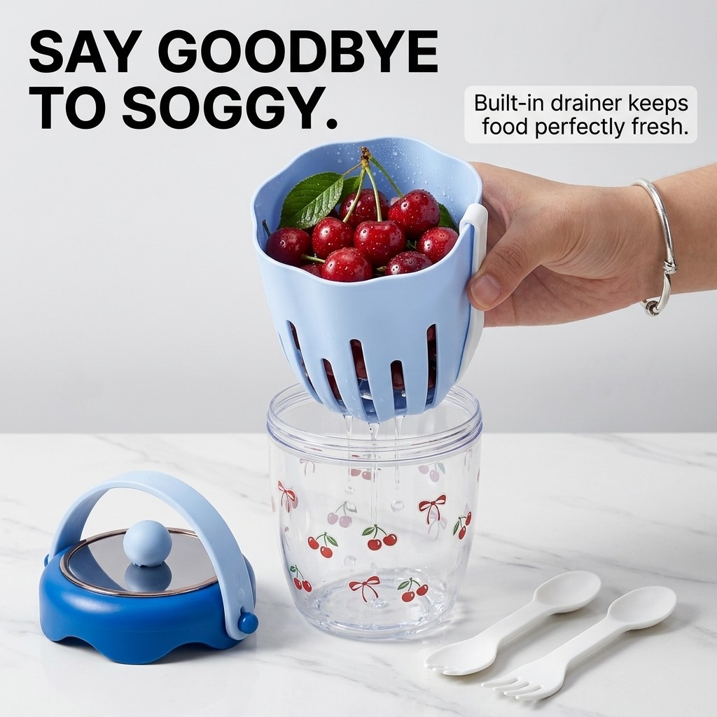Портативный пластиковый контей – обзор и цена Baby Food Yogurt