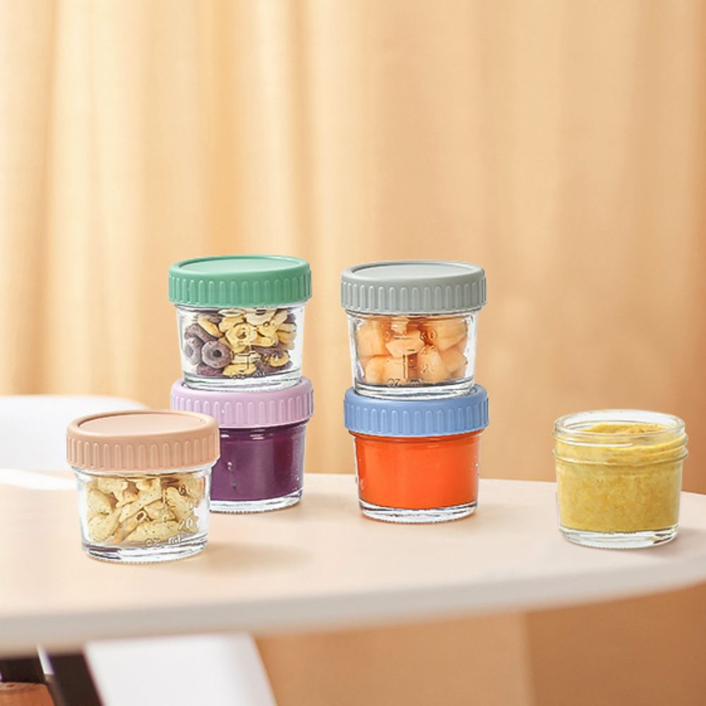 6 шт. стеклянная банка для дет – обзор и цена Baby Food Glass Jars