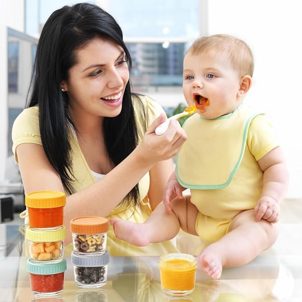 Набор из 6 многоразовых стекля – обзор и цена Baby Food Glass Jars