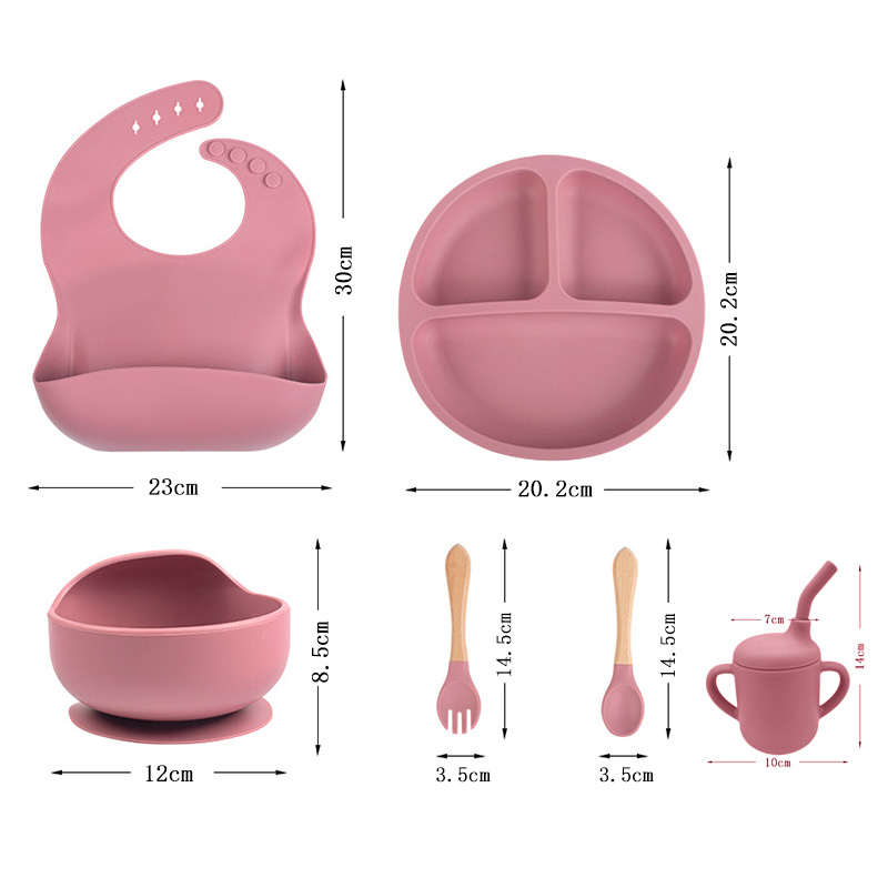 Набор детской силиконовой посу – обзор и цена Baby Food Set