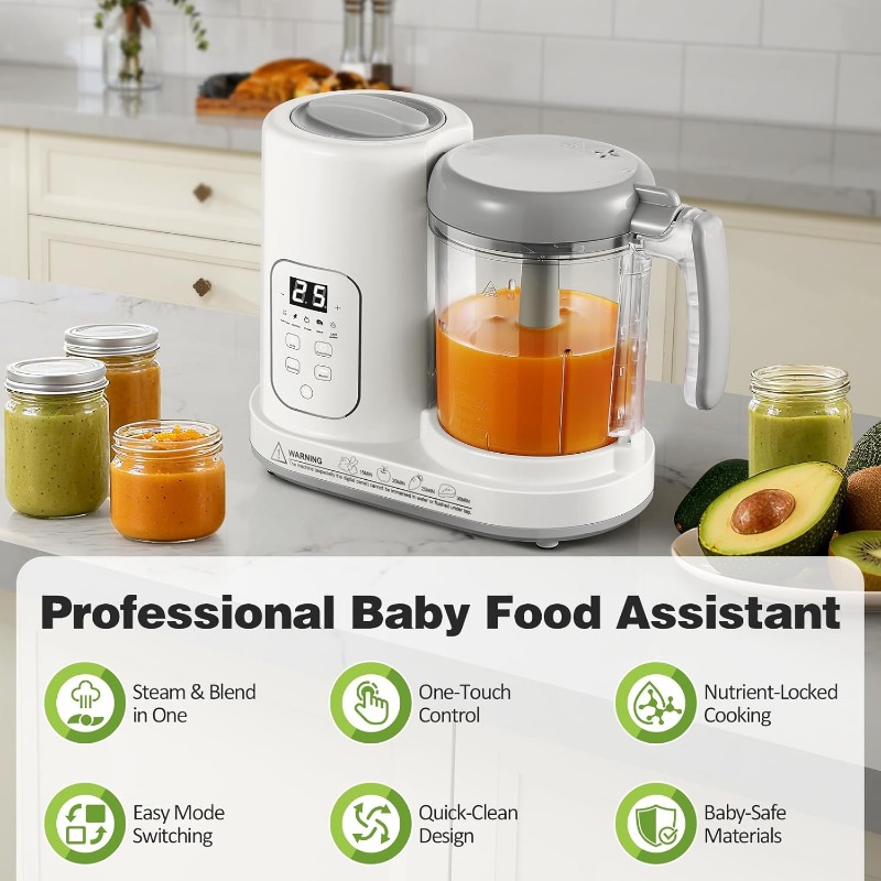 Пароварка-блендер для детского – обзор и цена Baby Food Blender