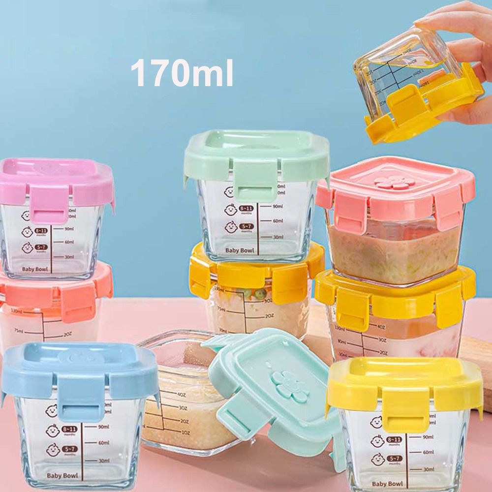 Стеклянный контейнер для хране – обзор и цена Baby Food Glass Jars