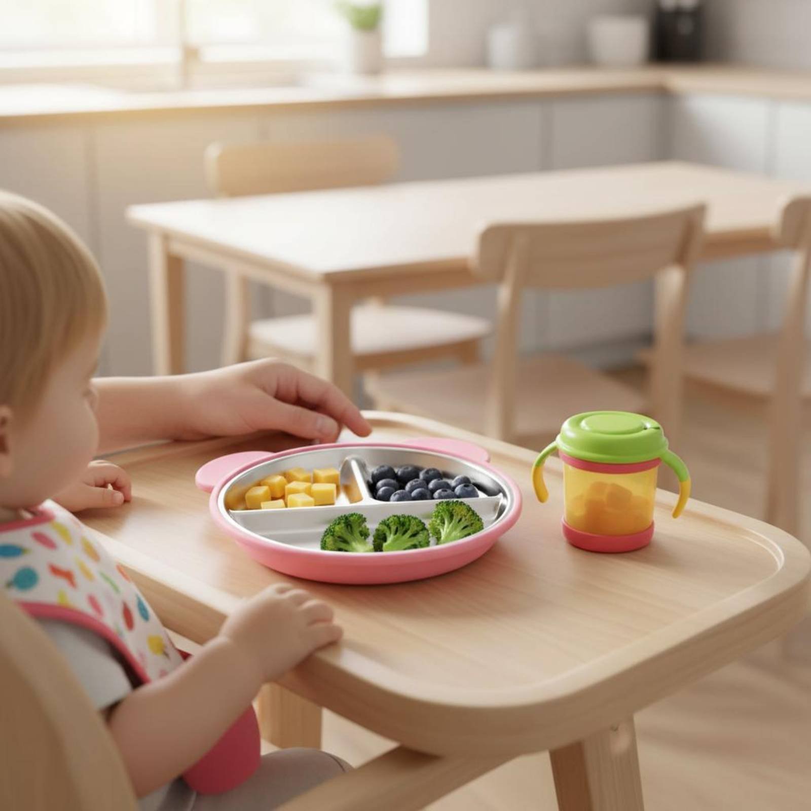 Тарелка-присоска из нержавеюще – обзор и цена Baby Food Chair