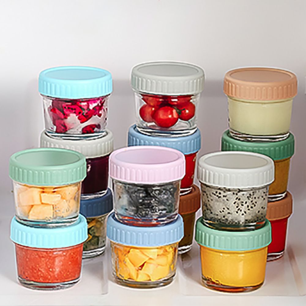 6 шт., стеклянная банка для де – обзор и цена Baby Food Glass Jars