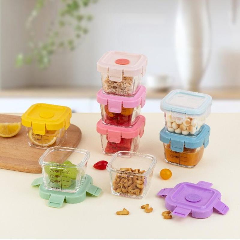 Термостойкий контейнер для хра – обзор и цена Baby Food Containers Glass