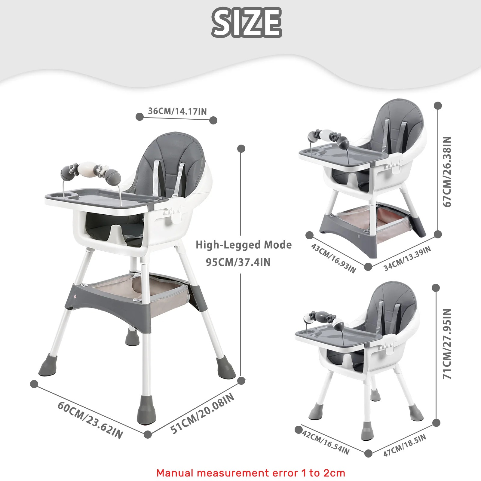 Регулируемый детский стульчик  – обзор и цена Baby Food Chair