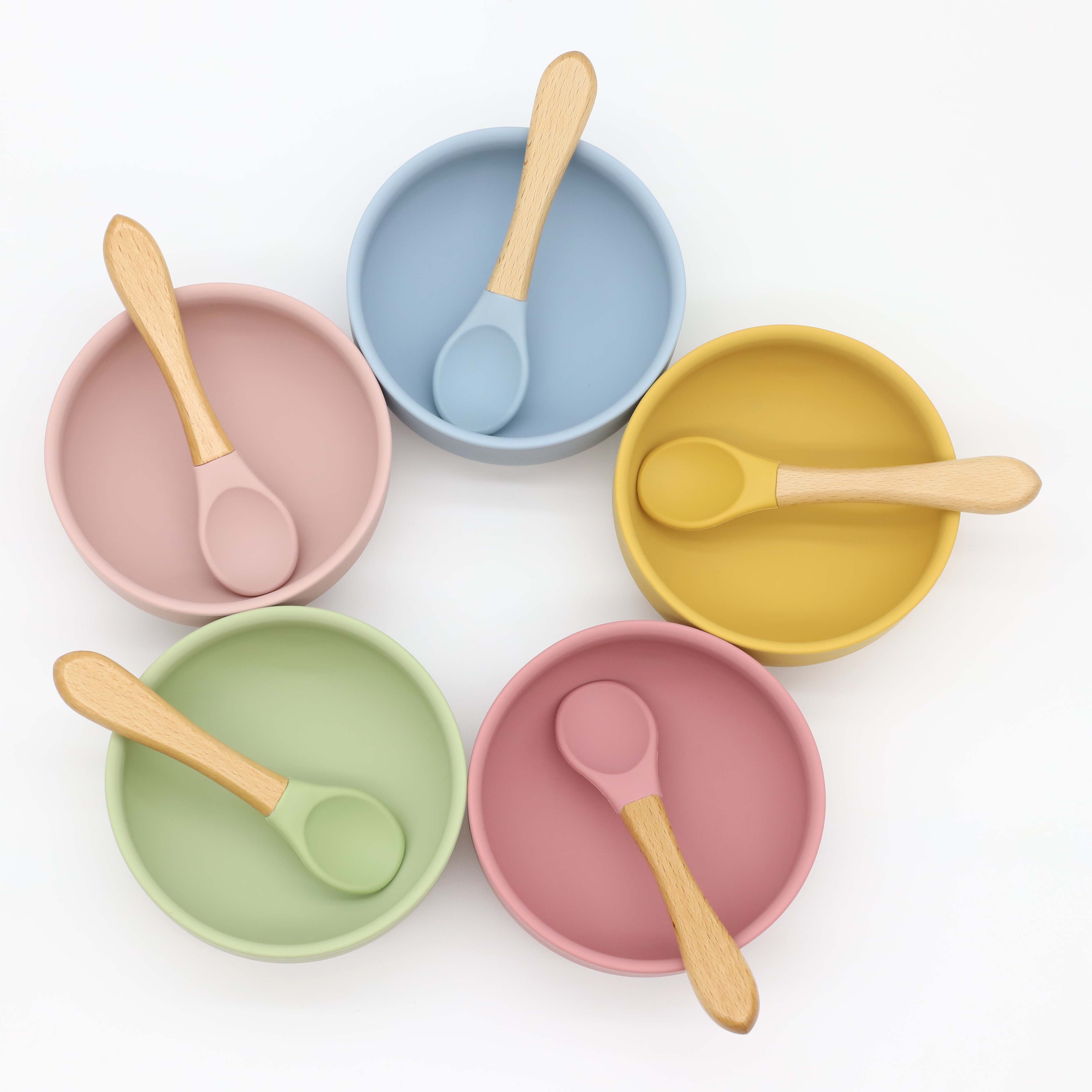 Силиконовая миска с присоской, – обзор и цена Baby Food Set