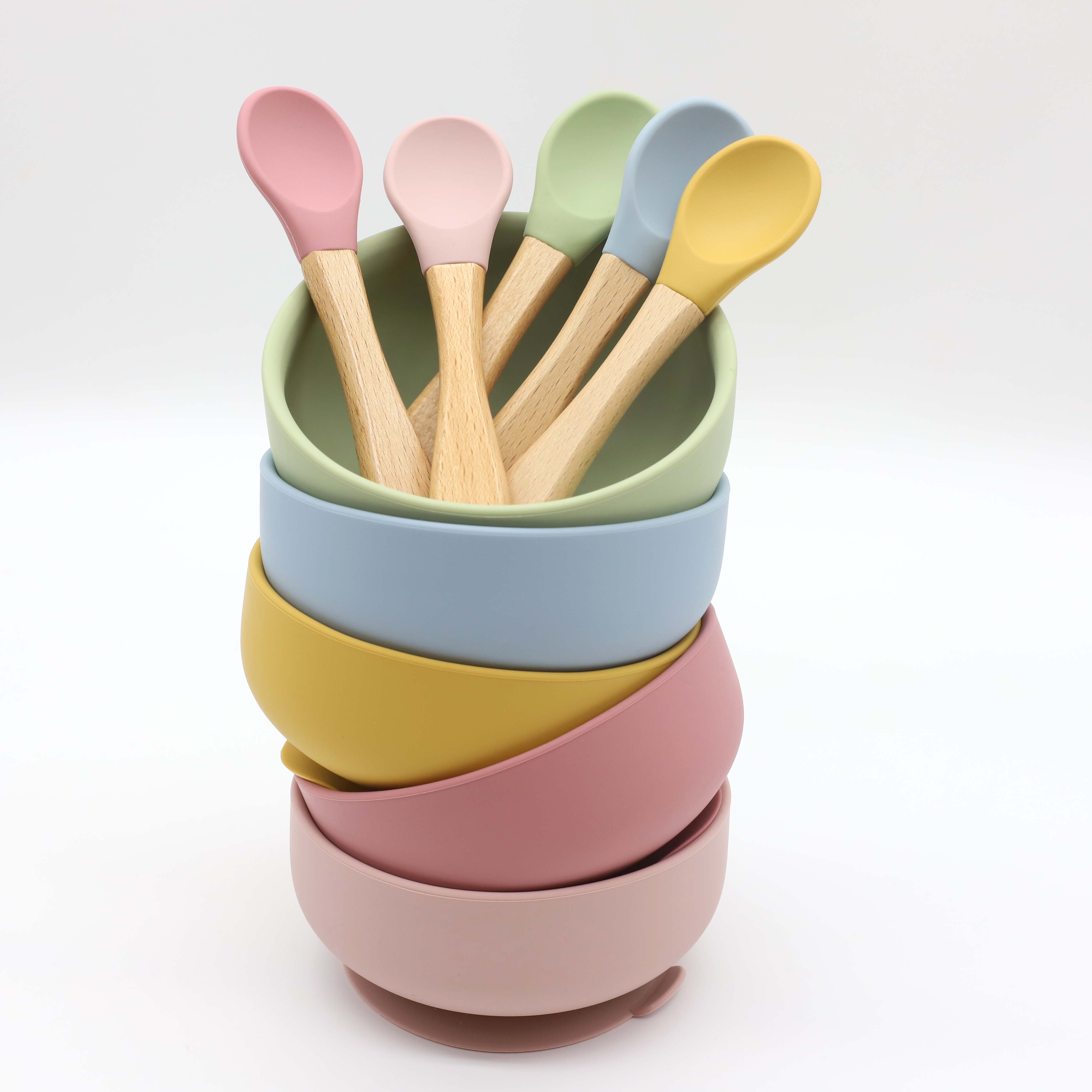 Силиконовая миска с присоской, – обзор и цена Baby Food Set