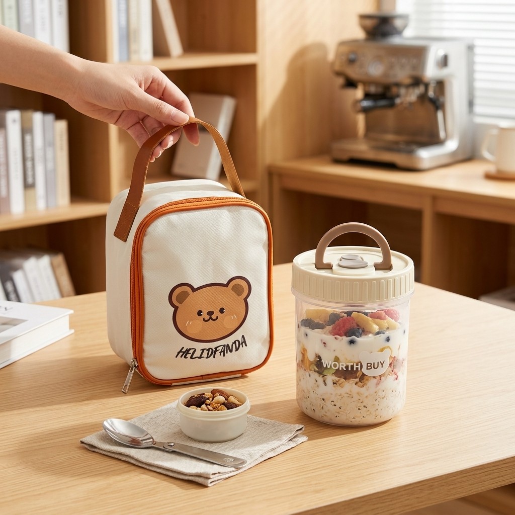 Контейнер для овсянки на ночь  – обзор и цена Baby Food Yogurt