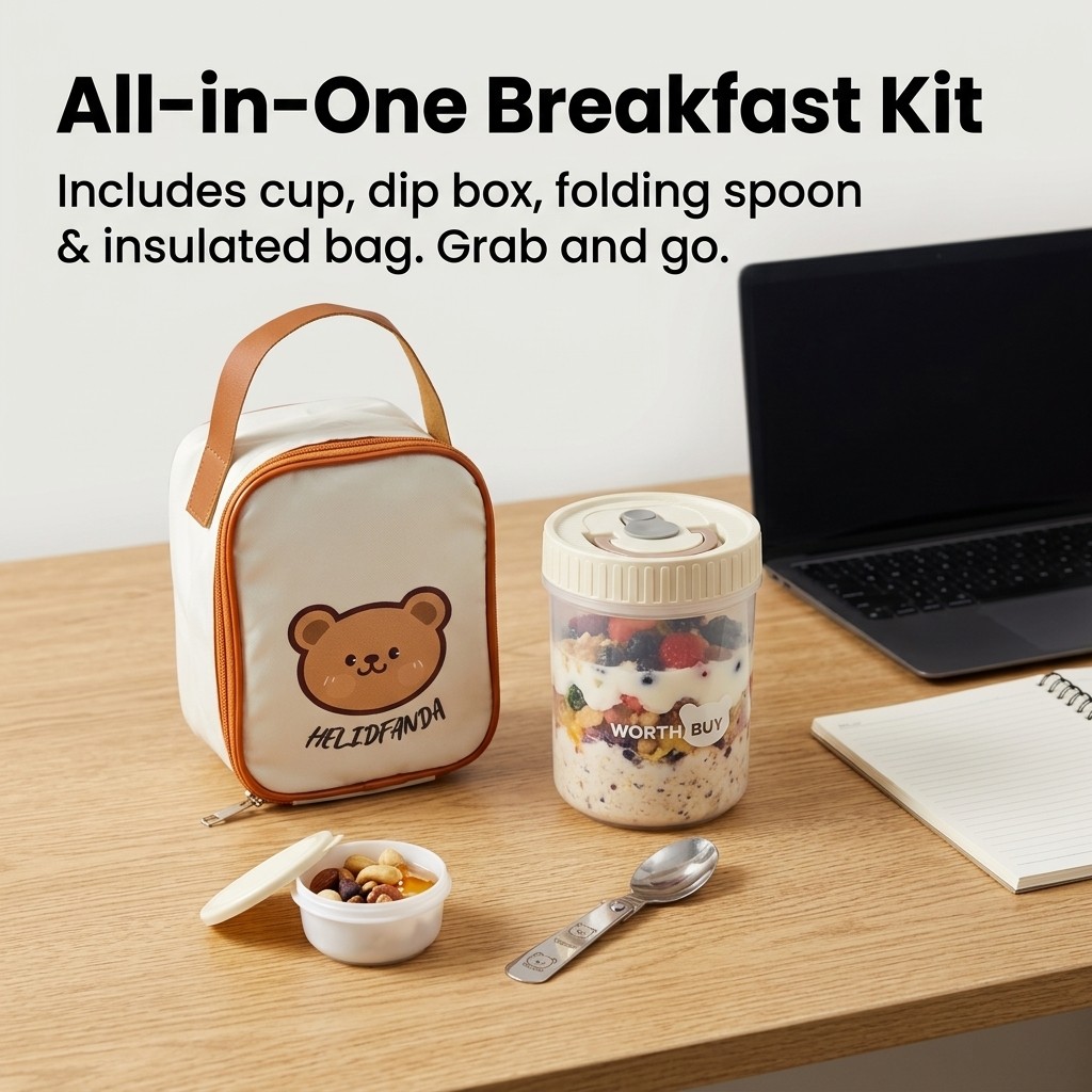Контейнер для овсянки на ночь  – обзор и цена Baby Food Yogurt