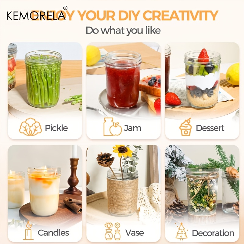 Банки KEMORELA Mason 350 мл с  – обзор и цена Baby Food Containers Glass