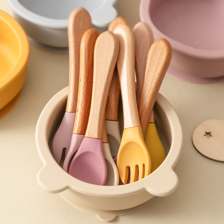 2 шт. детские обучающие ложки, – обзор и цена Baby Food Set