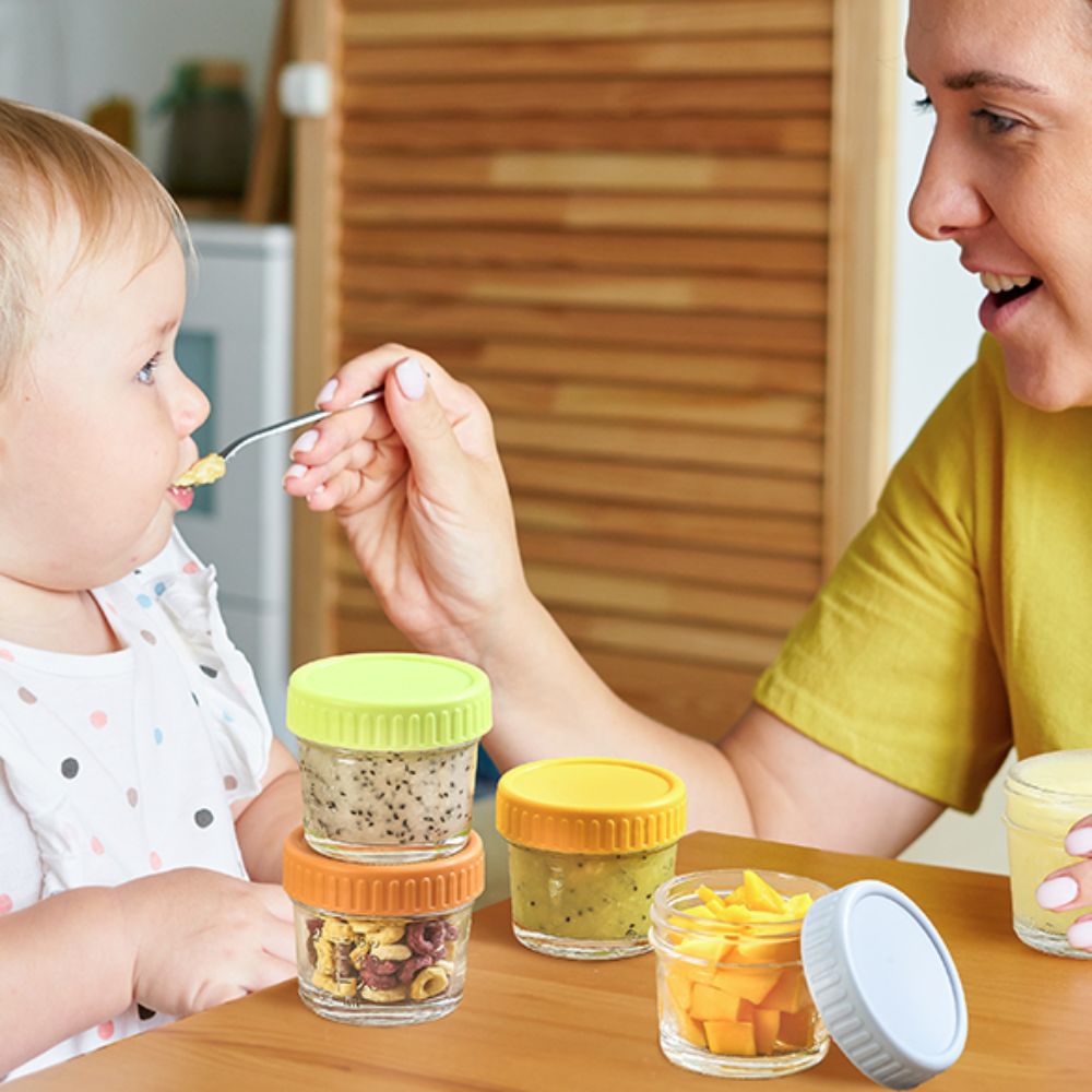 6 шт. стеклянная банка для дет – обзор и цена Baby Food Glass Jars