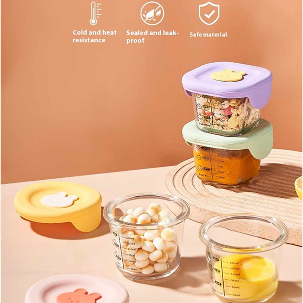 Набор из 4-х стеклянных баноче – обзор и цена Baby Food Glass Jars